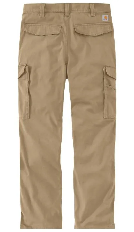 Men's Rugged Flex Relaxed Fit Canvas Cargo Work Pant