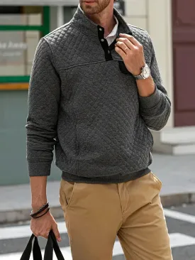 Men's Stylish Button-Up Knitted Jumper for Versatile Outfits | Ideal for Autumn/Winter