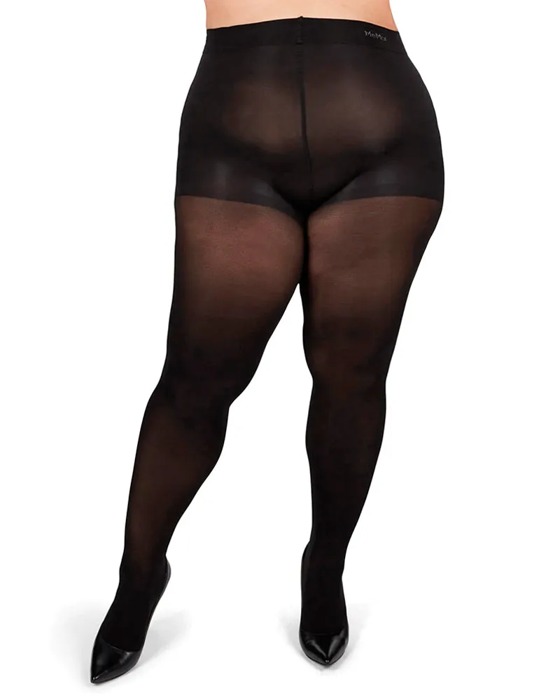 Microfiber Opaque Control Top Tights - Final Sale