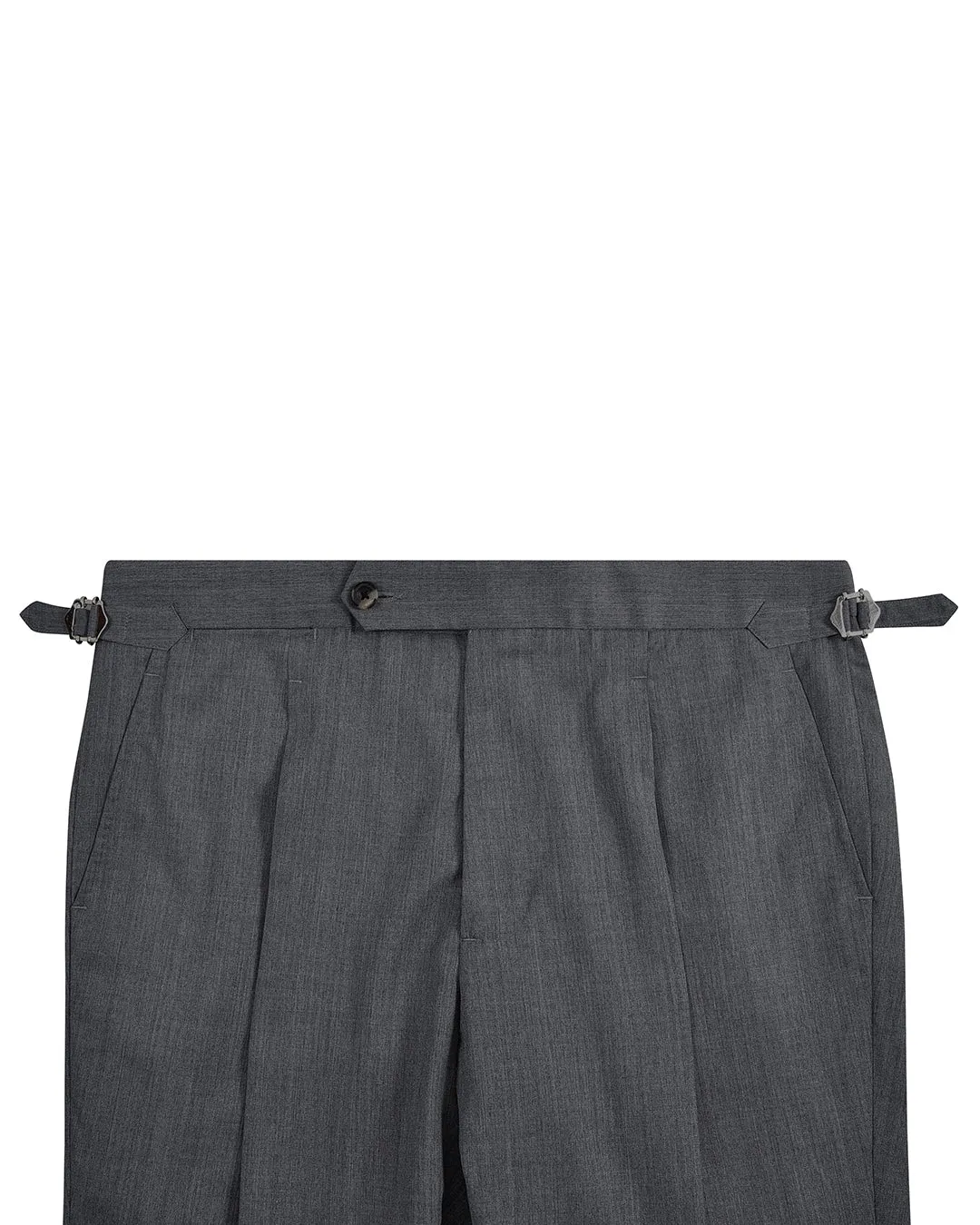 Mid Grey Wool Dress Pant