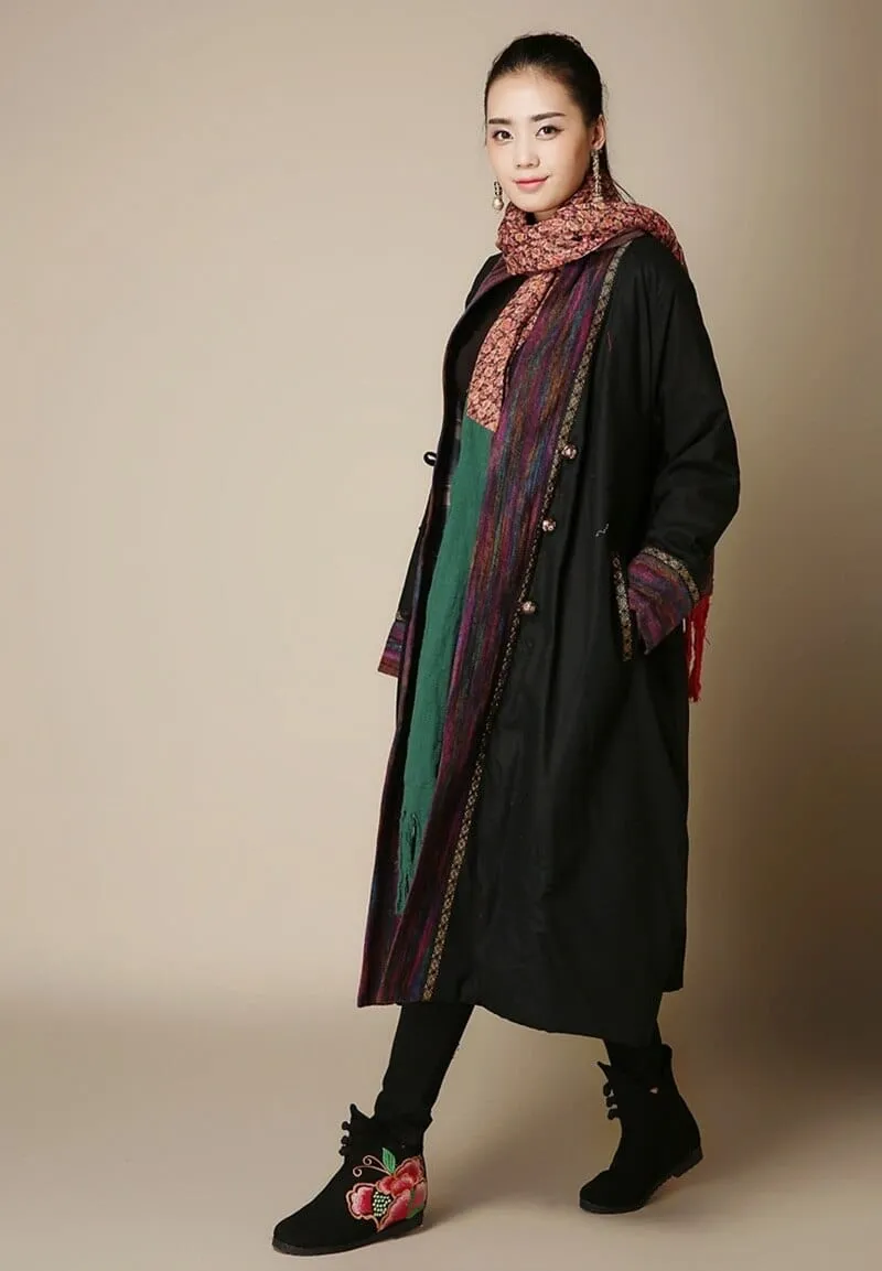 National Printed Trench Coat