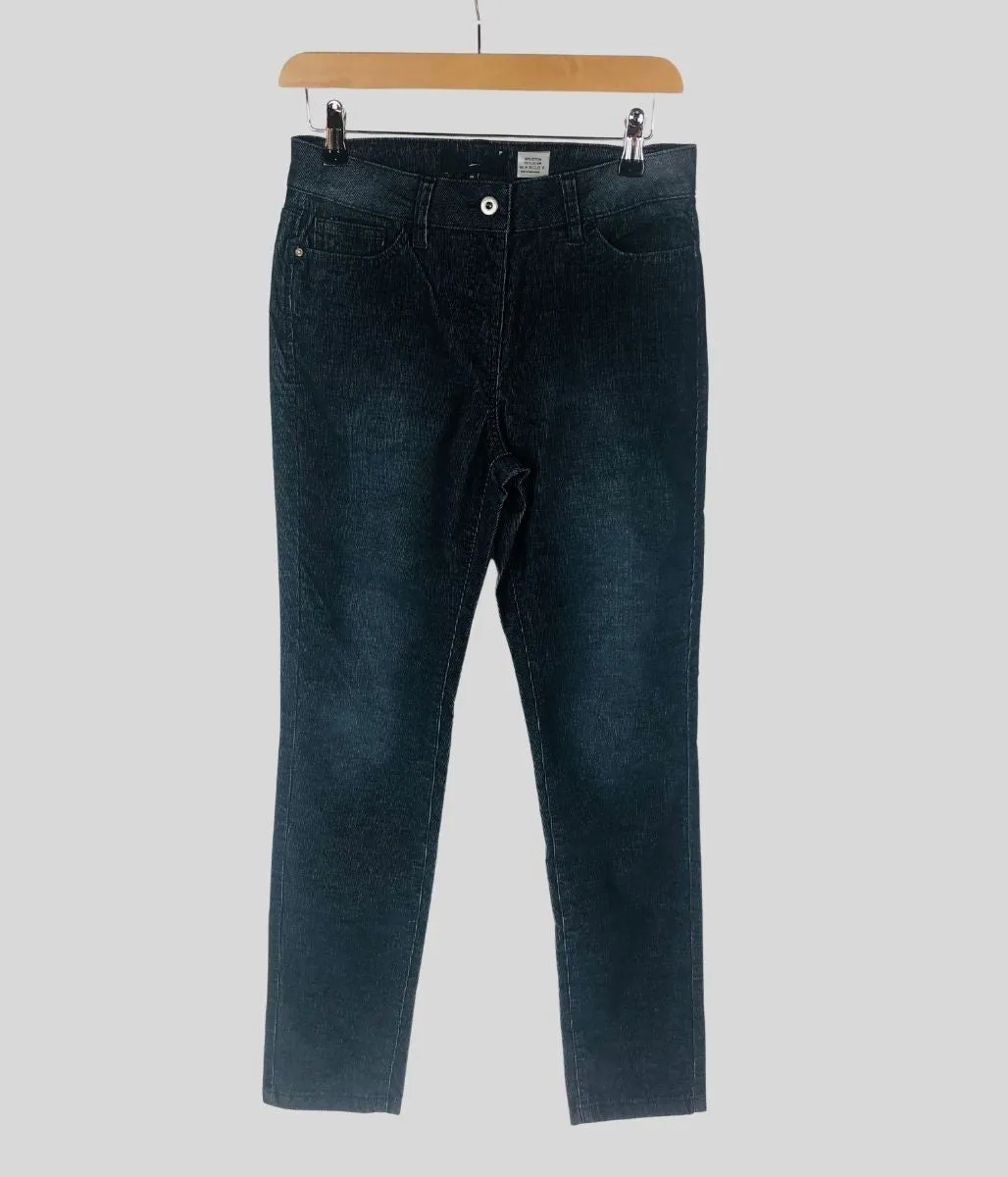 Navy Needlecord Jeans