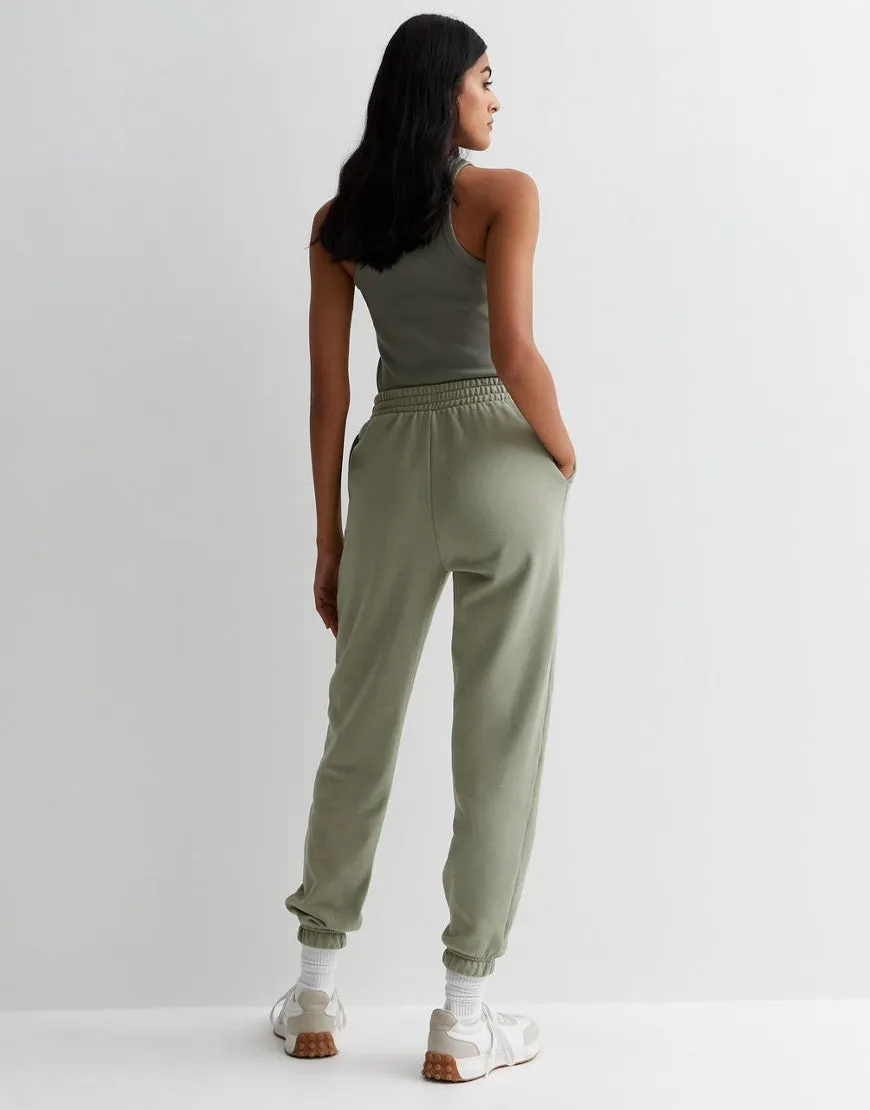 Olive Cuffed Joggers