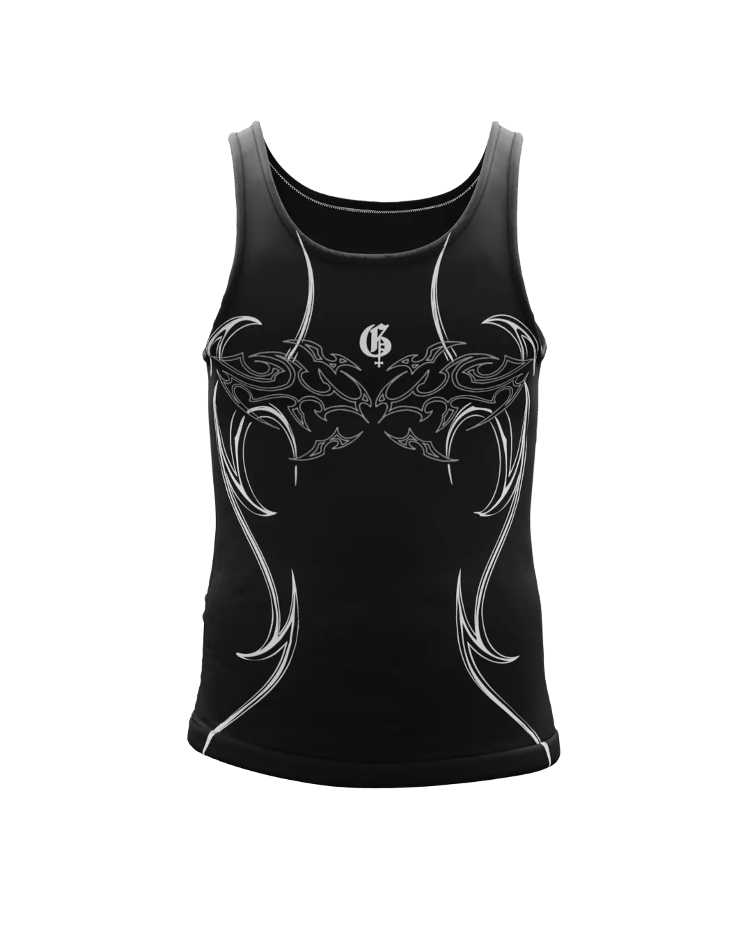 Onyx Black Compression Tank Top