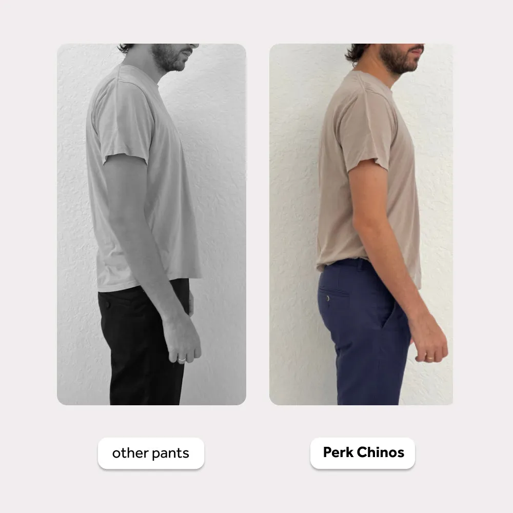 Perk Chinos in Solid Black