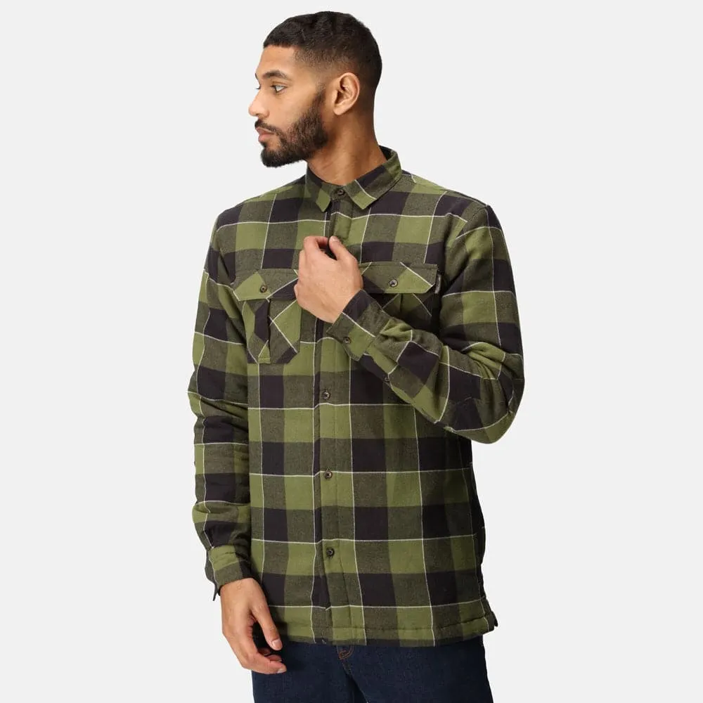 Regatta TRS216 Shelford Padded Check Shirt Jacket