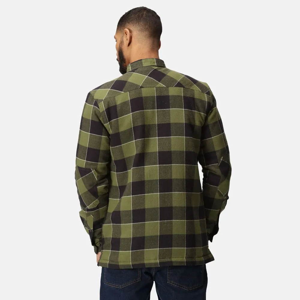 Regatta TRS216 Shelford Padded Check Shirt Jacket