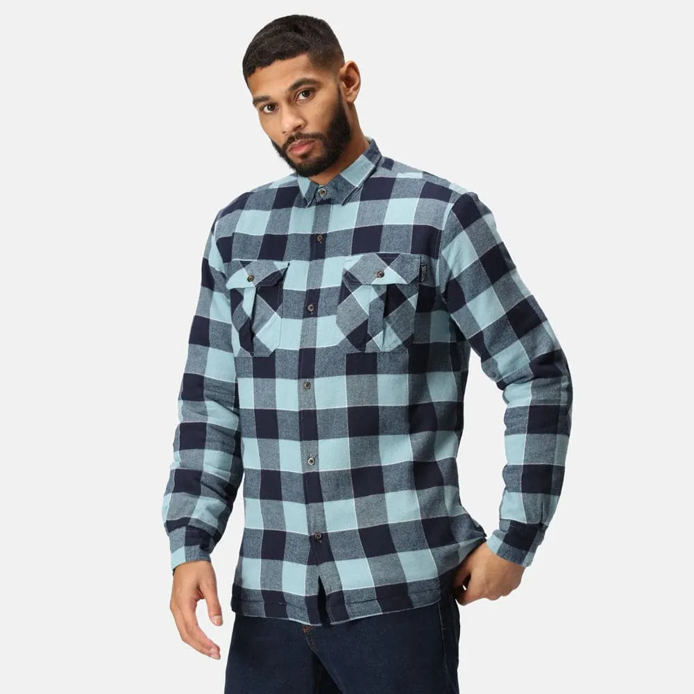 Regatta TRS216 Shelford Padded Check Shirt Jacket