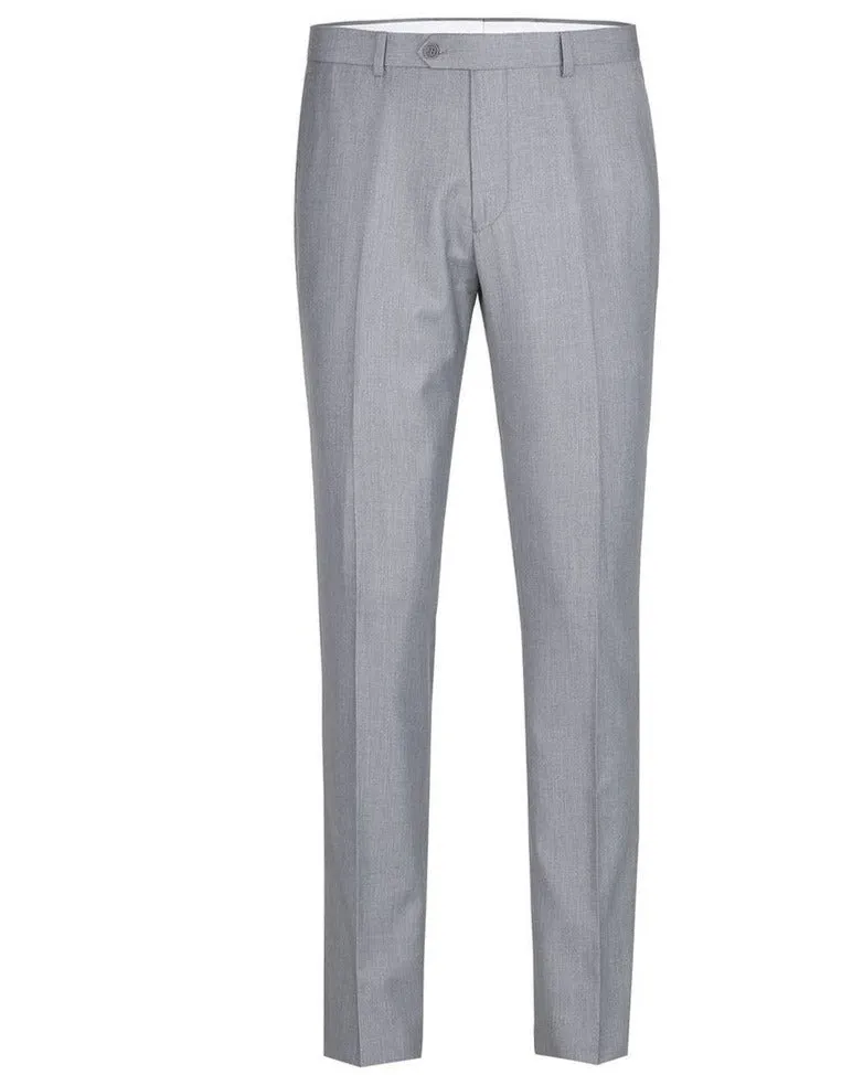 Renoir Gray Slim Fit Dress Pants Flat Front