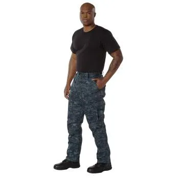 Rothco Digital Camo Tactical BDU Pants / Midnight Digital Camo