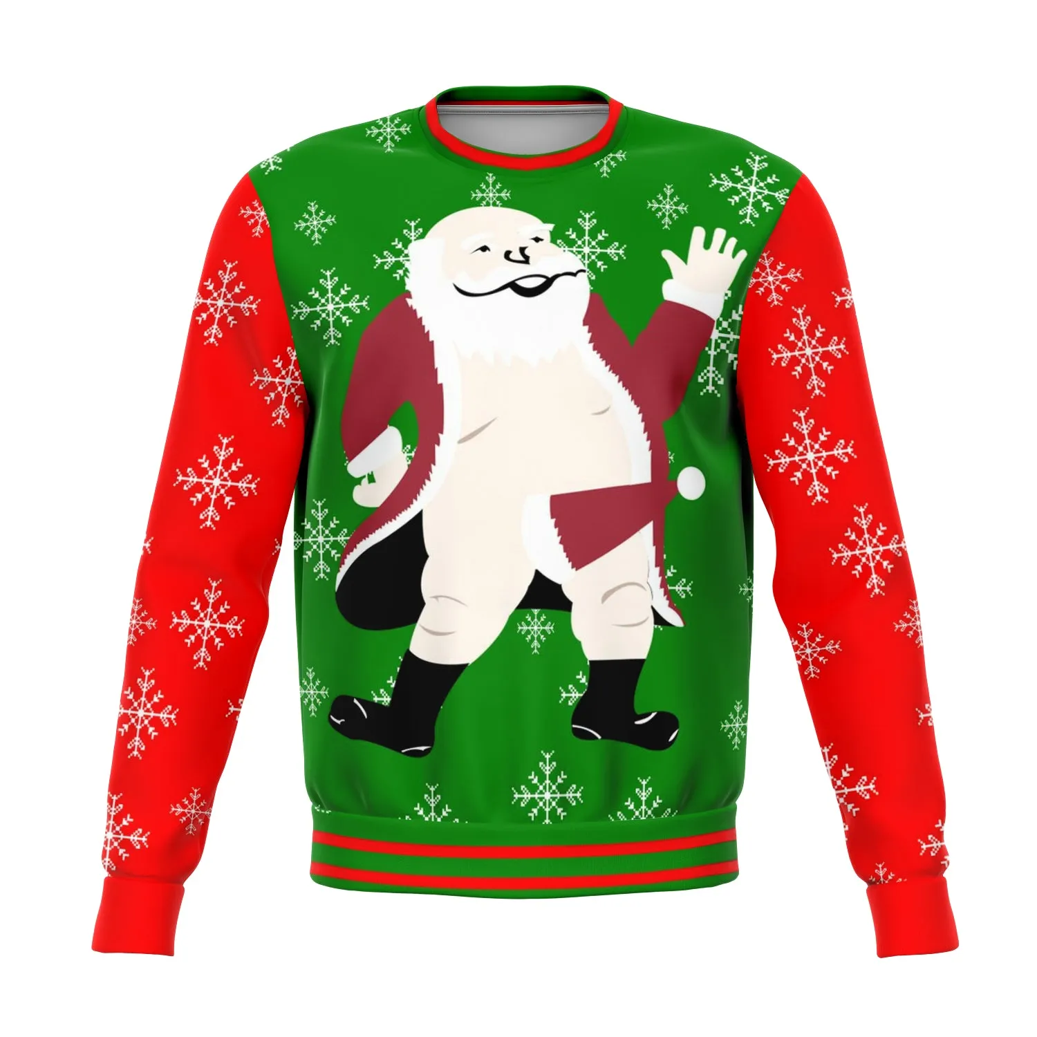 Santa Offensive Ugly Christmas Sweater