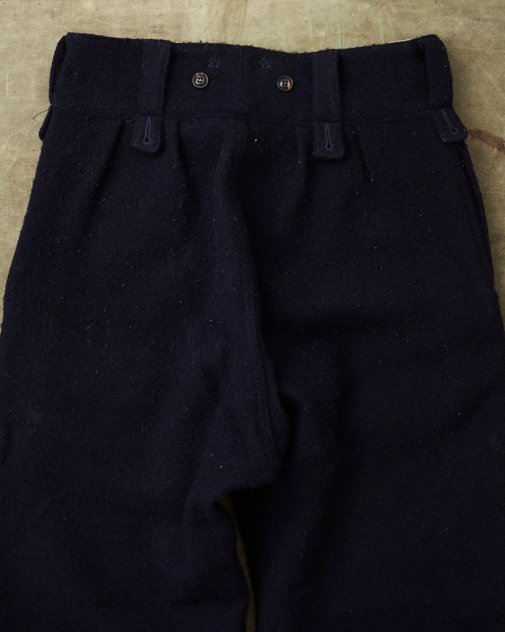 Second Hand Nigel Cabourn Bombay Pants Harris Tweed Navy W30