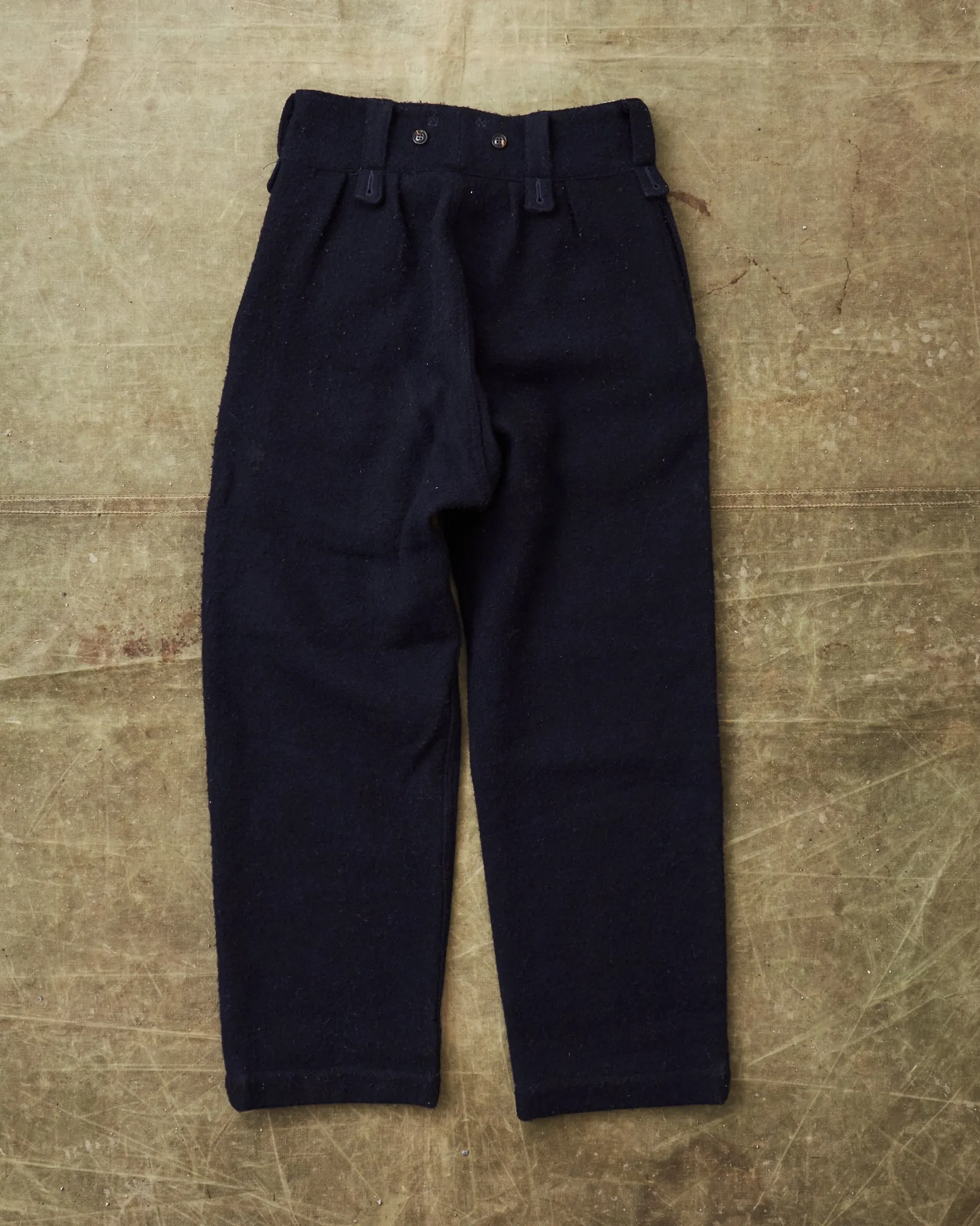 Second Hand Nigel Cabourn Bombay Pants Harris Tweed Navy W30