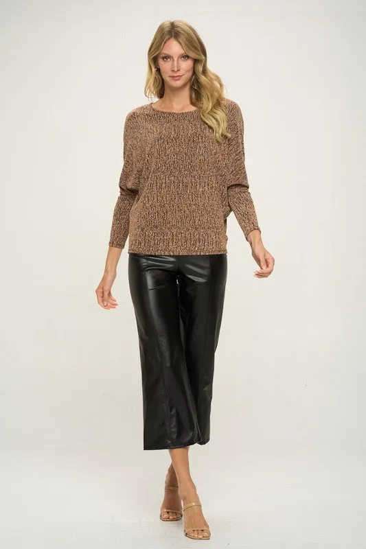 Shimmery Dolman Top - Gold