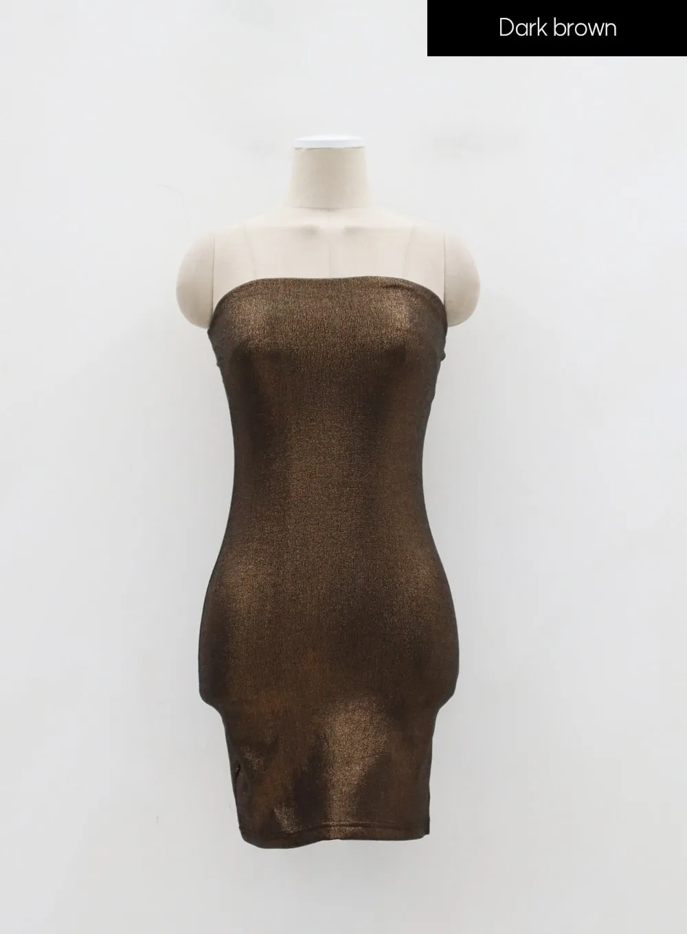 Shimmery Strapless Mini Dress IJ318