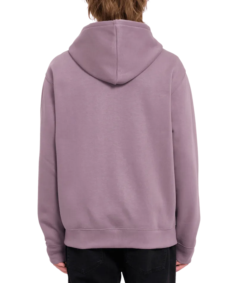 Single Stone Zip Hoodie in Vintage Violet