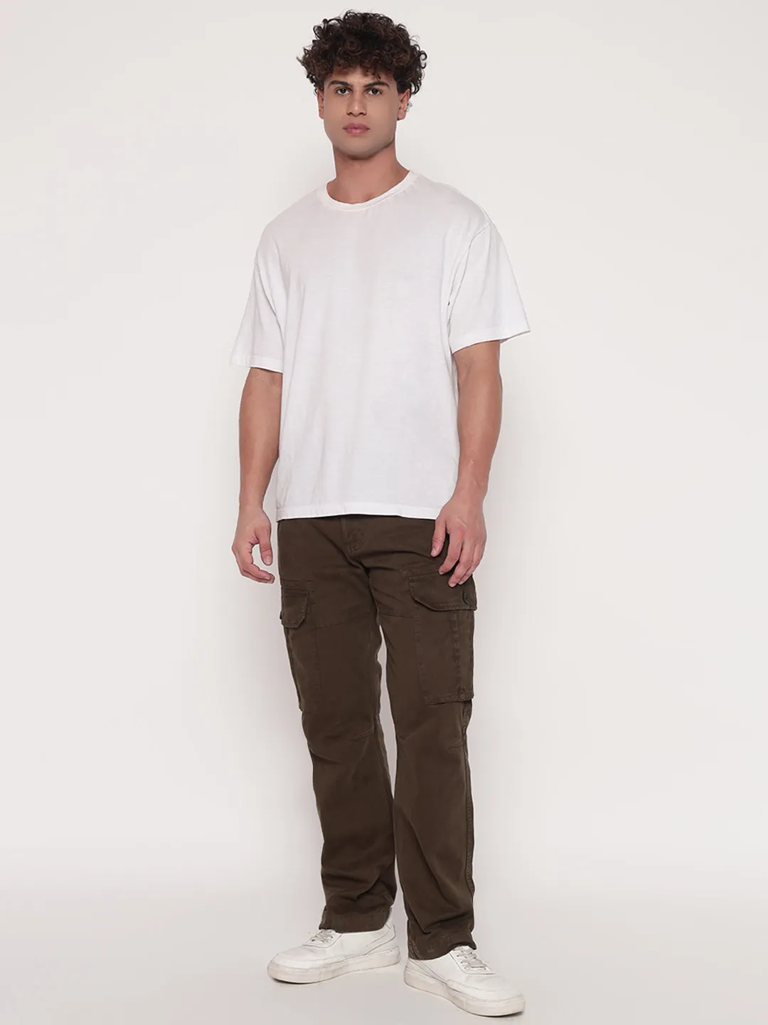 SJ VINTAGE BROWN WASH CARGO