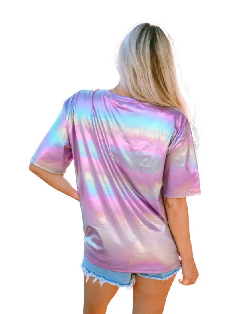 Stay Wild Metallic Top