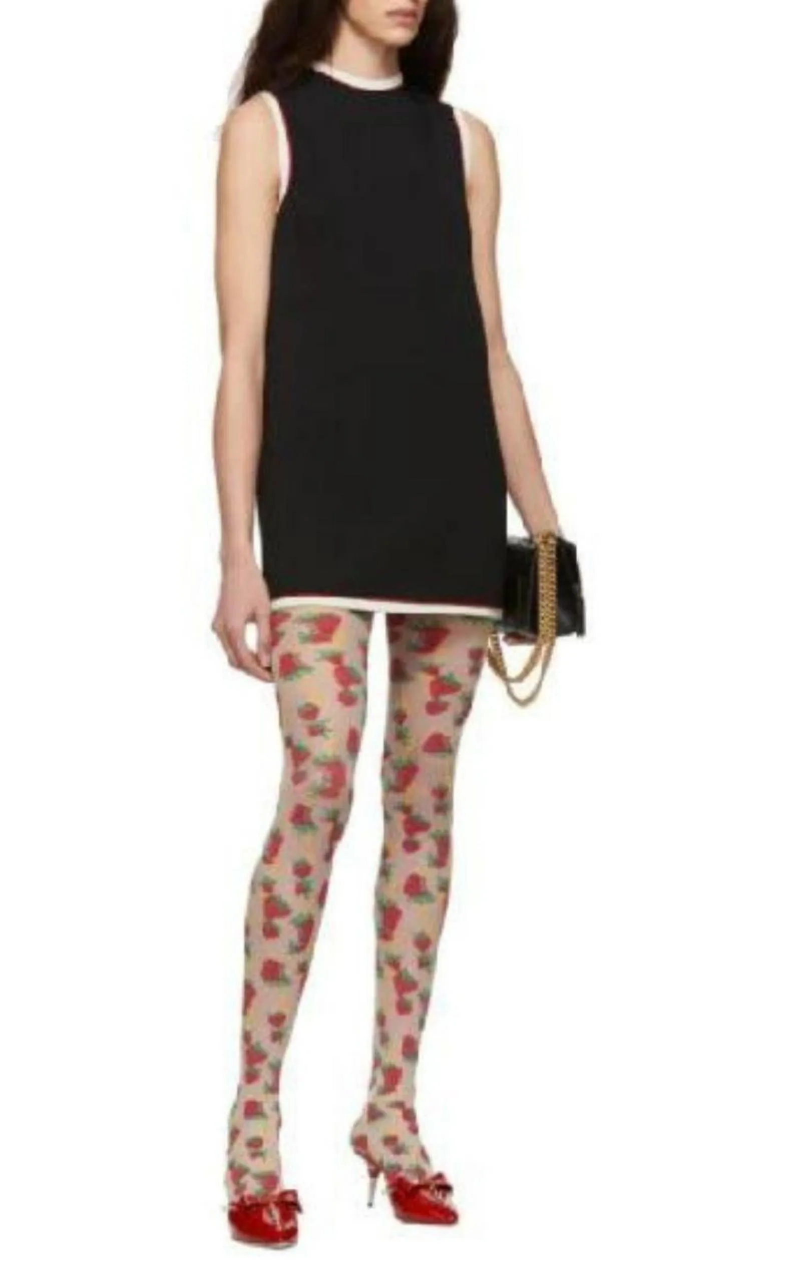 Strawberry Logo Horse-bit Tights