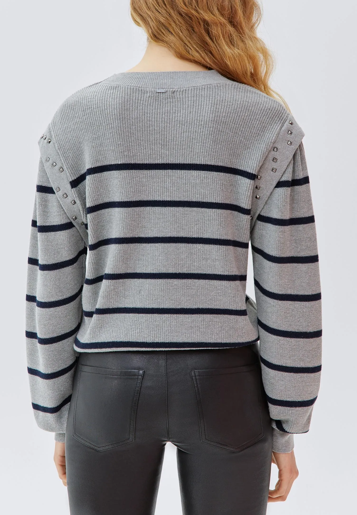 Striped Long Sleeve Knitted Jumper