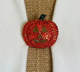 Sweater Clips Halloween Pendant Cardigan Clasp Fall Sweater Clip Pumpkin Sweater Guard Halloween Costume Accessories Gift for Her