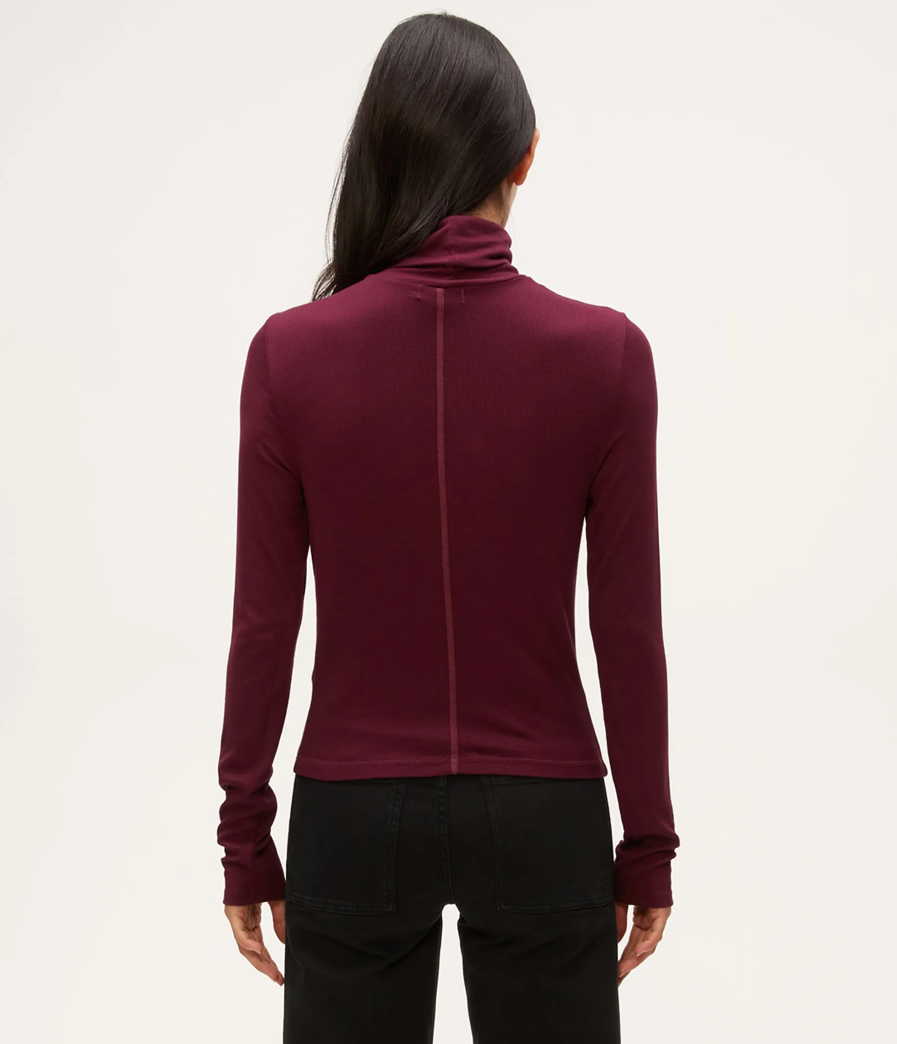 Tara Crop Turtleneck