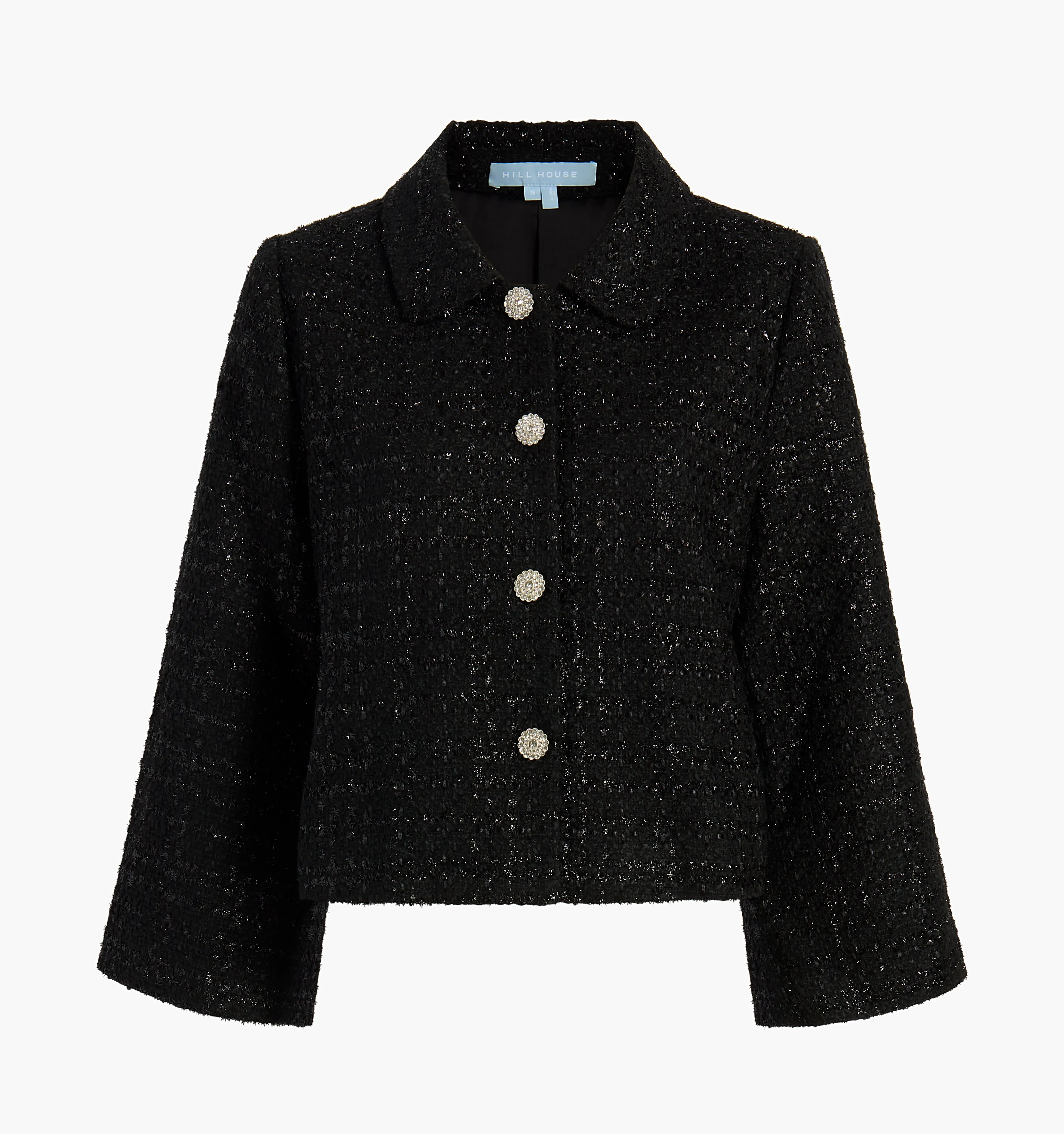 The Bea Jacket - Black Tweed