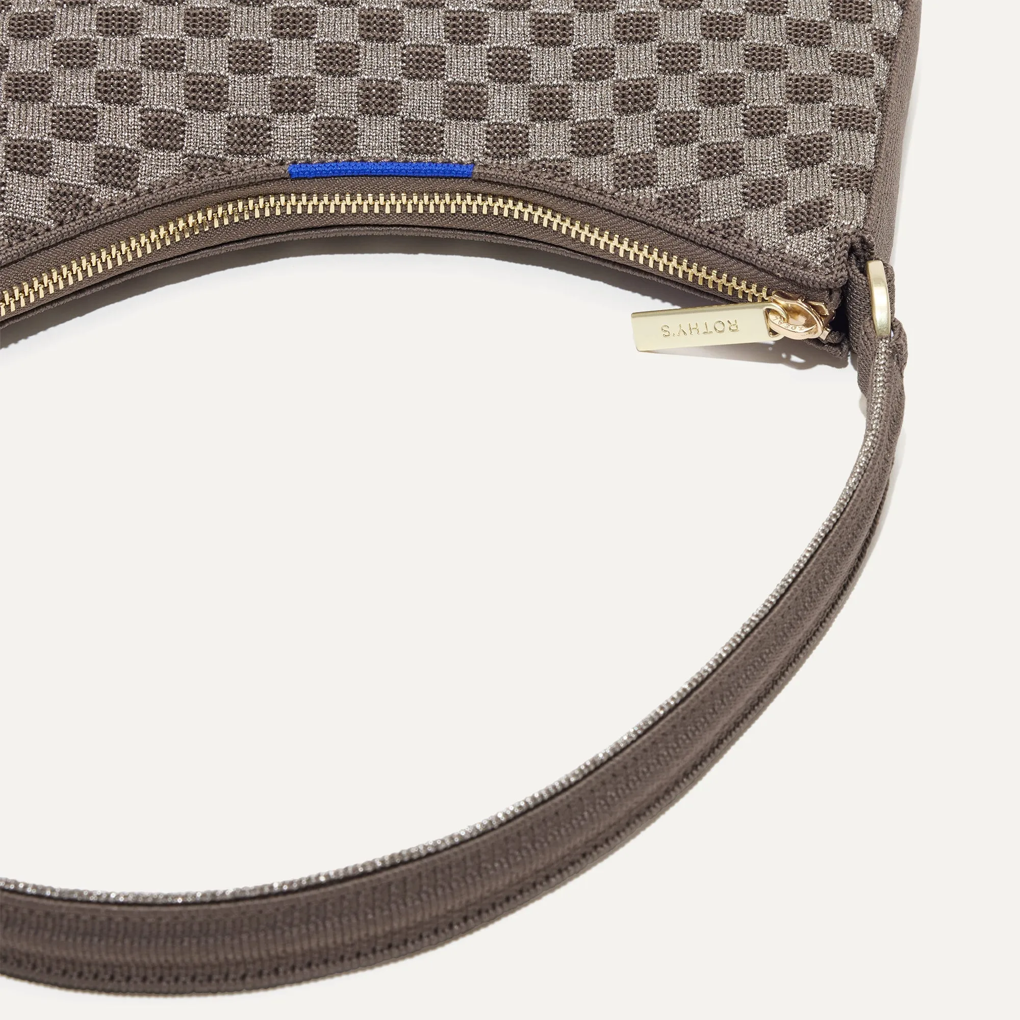 The Mini Shoulder Bag - Light Pewter