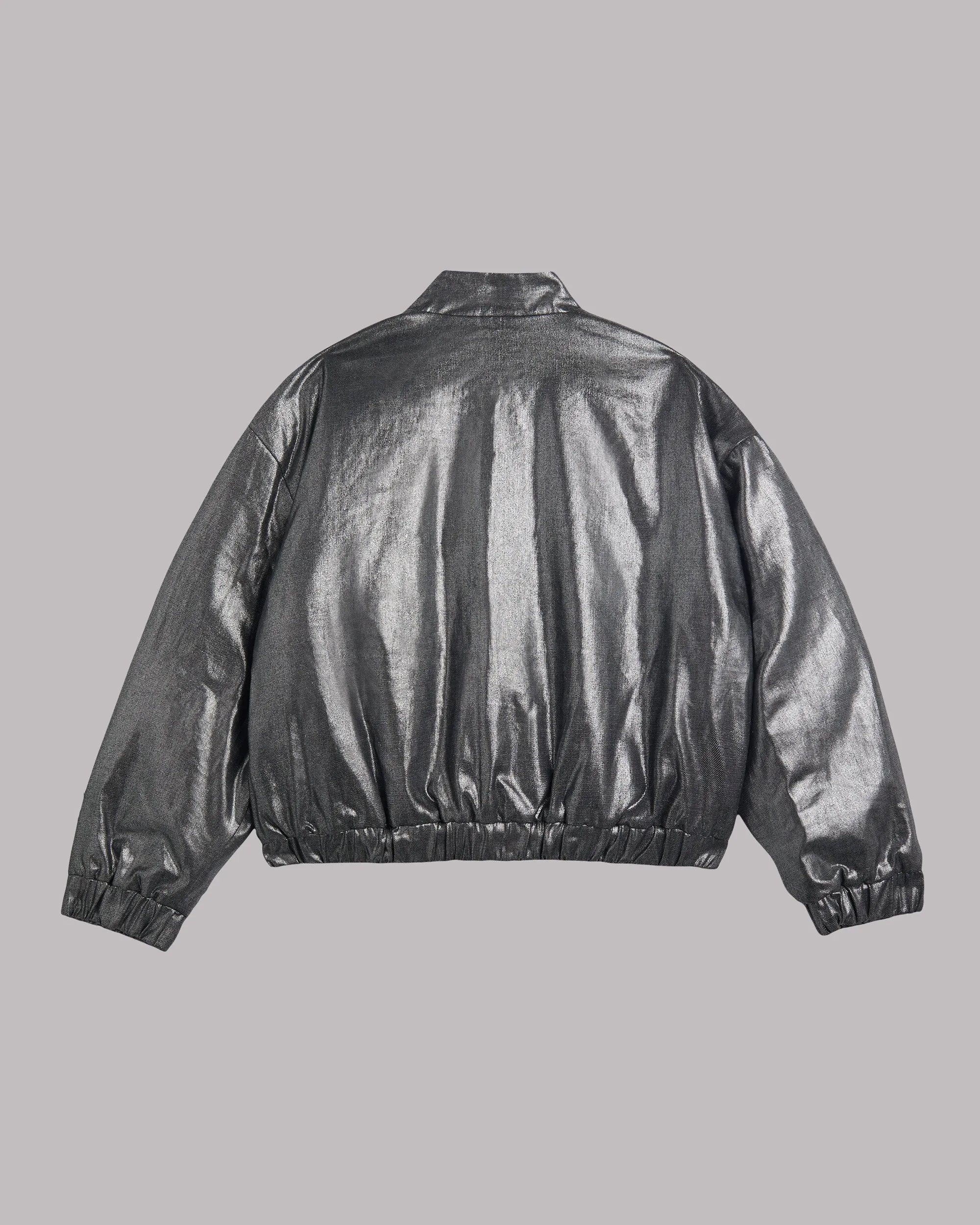 The Silver Bomber Jacket