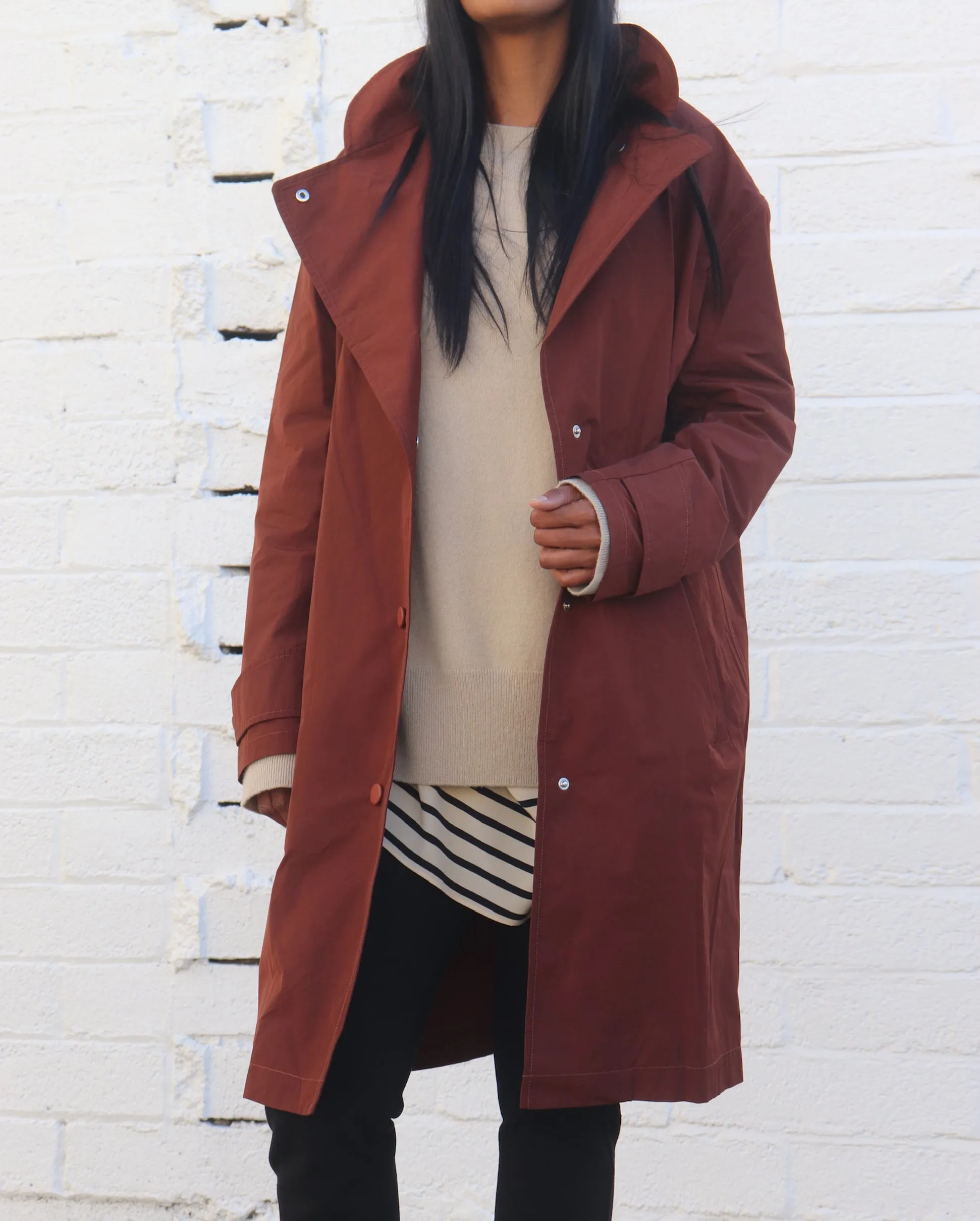 TRENCH COAT 95CM / BALSAMIQUE