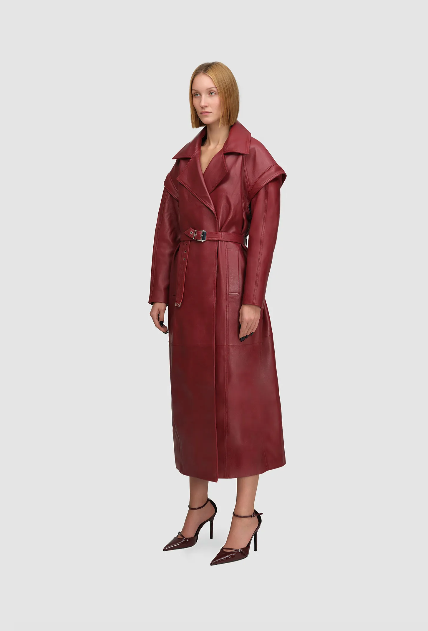 Trenchcoat Wine Red