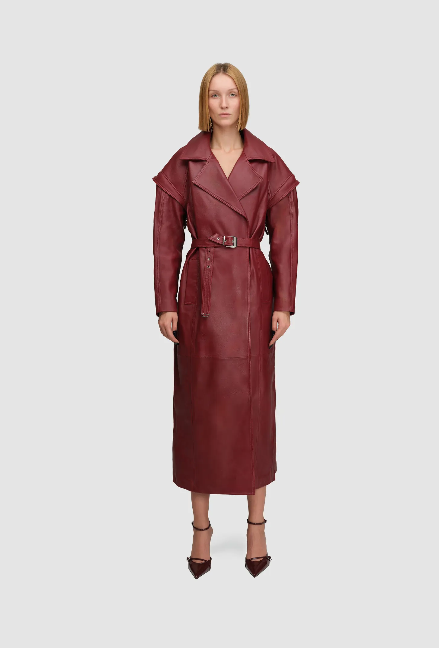 Trenchcoat Wine Red