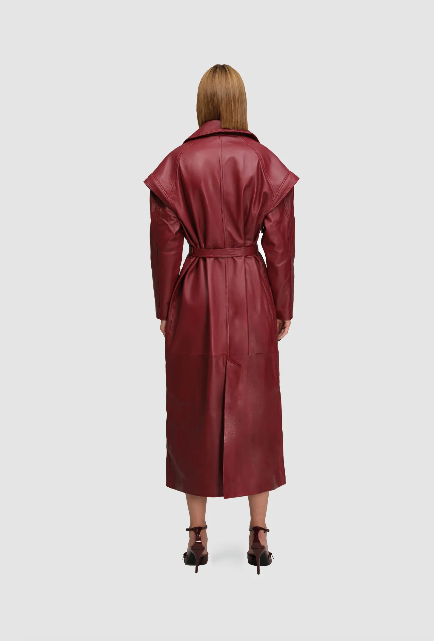 Trenchcoat Wine Red