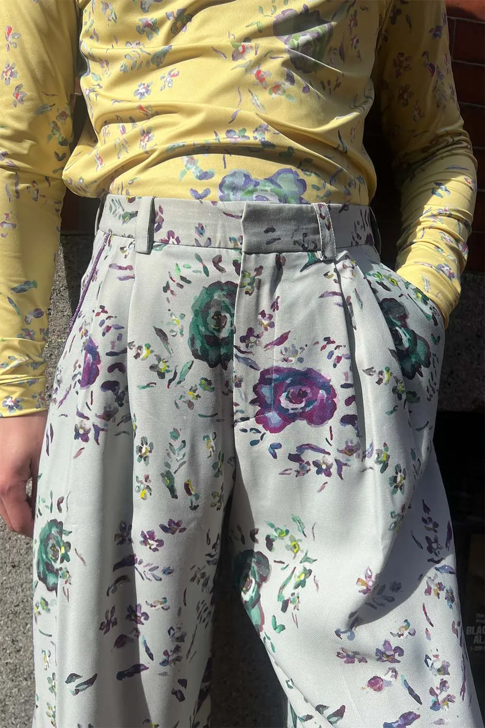 Valette Studio - Trouser: Flower Print