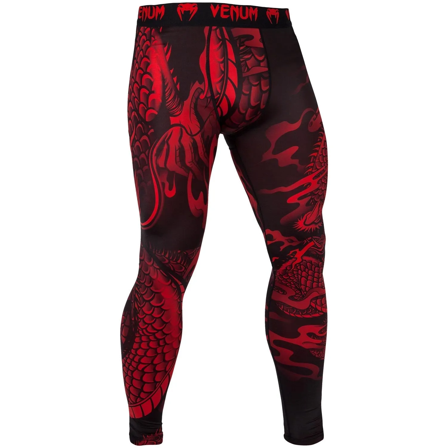 Venum Dragon's Flight Compression Tights - Black/Red