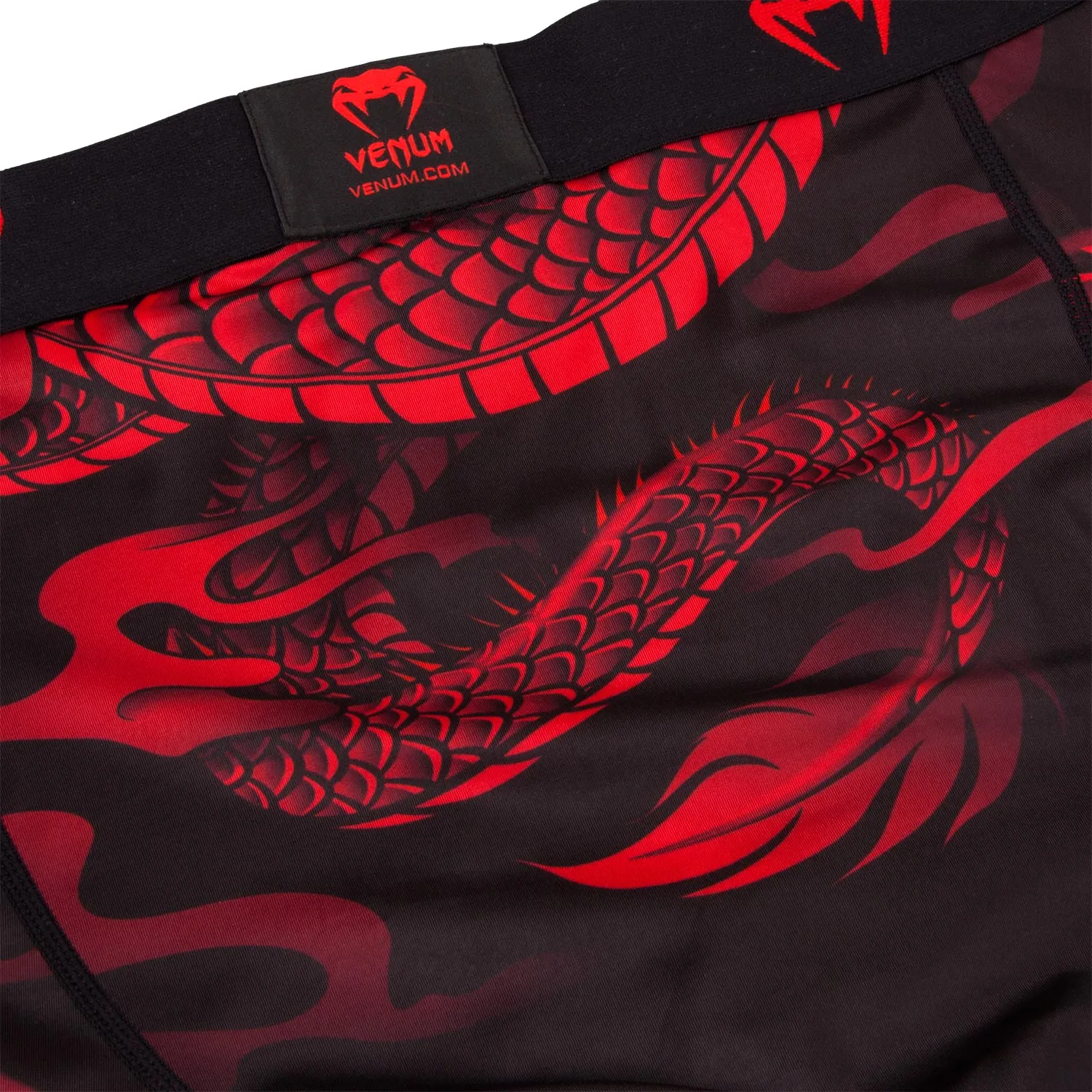 Venum Dragon's Flight Compression Tights - Black/Red