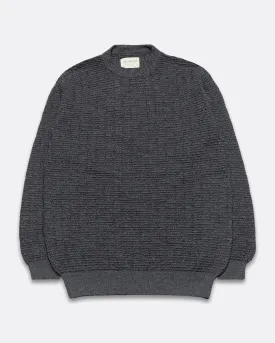 Vitor Ribbed Knit - Grey Melange Organic Cotton