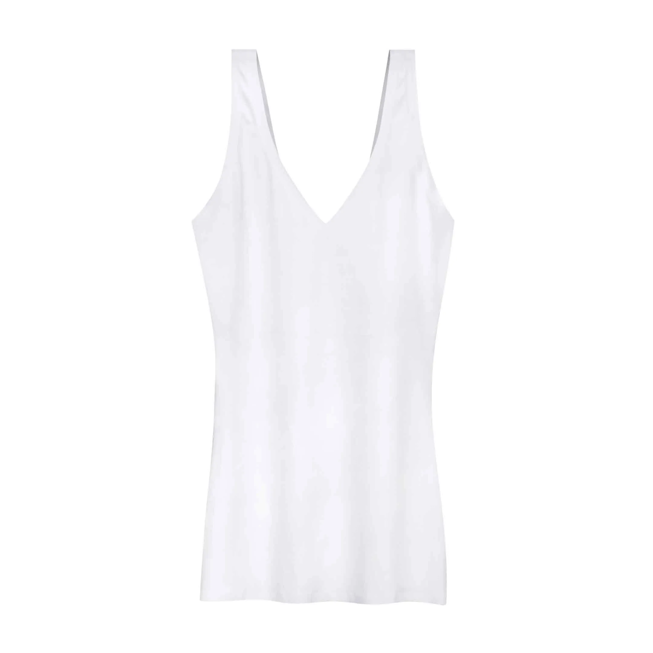 White Seamless Tank