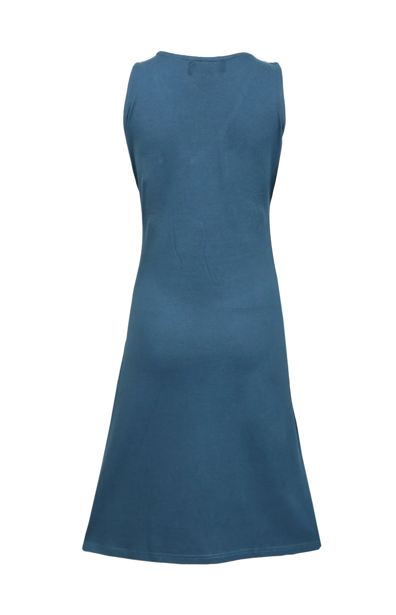 women-blue-sleeveless-dress-with-v-neck-design-swamee