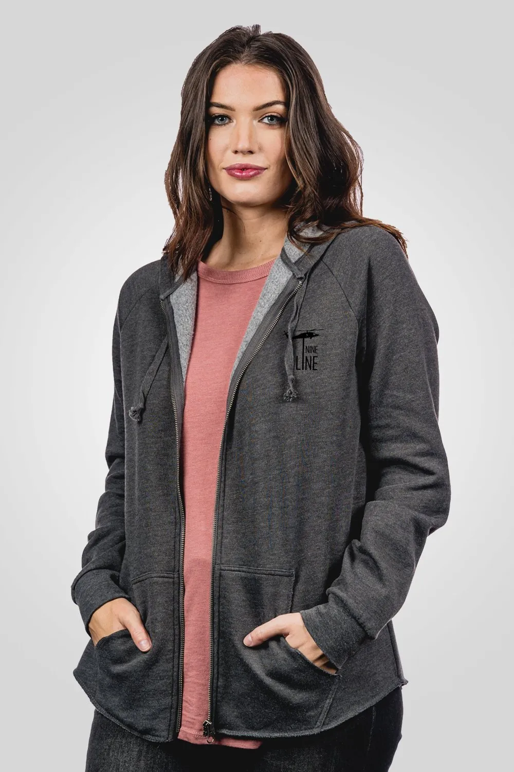 Women's Basic Full Zip Hoodie