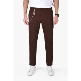 Zara Maroon Skinny Chinos