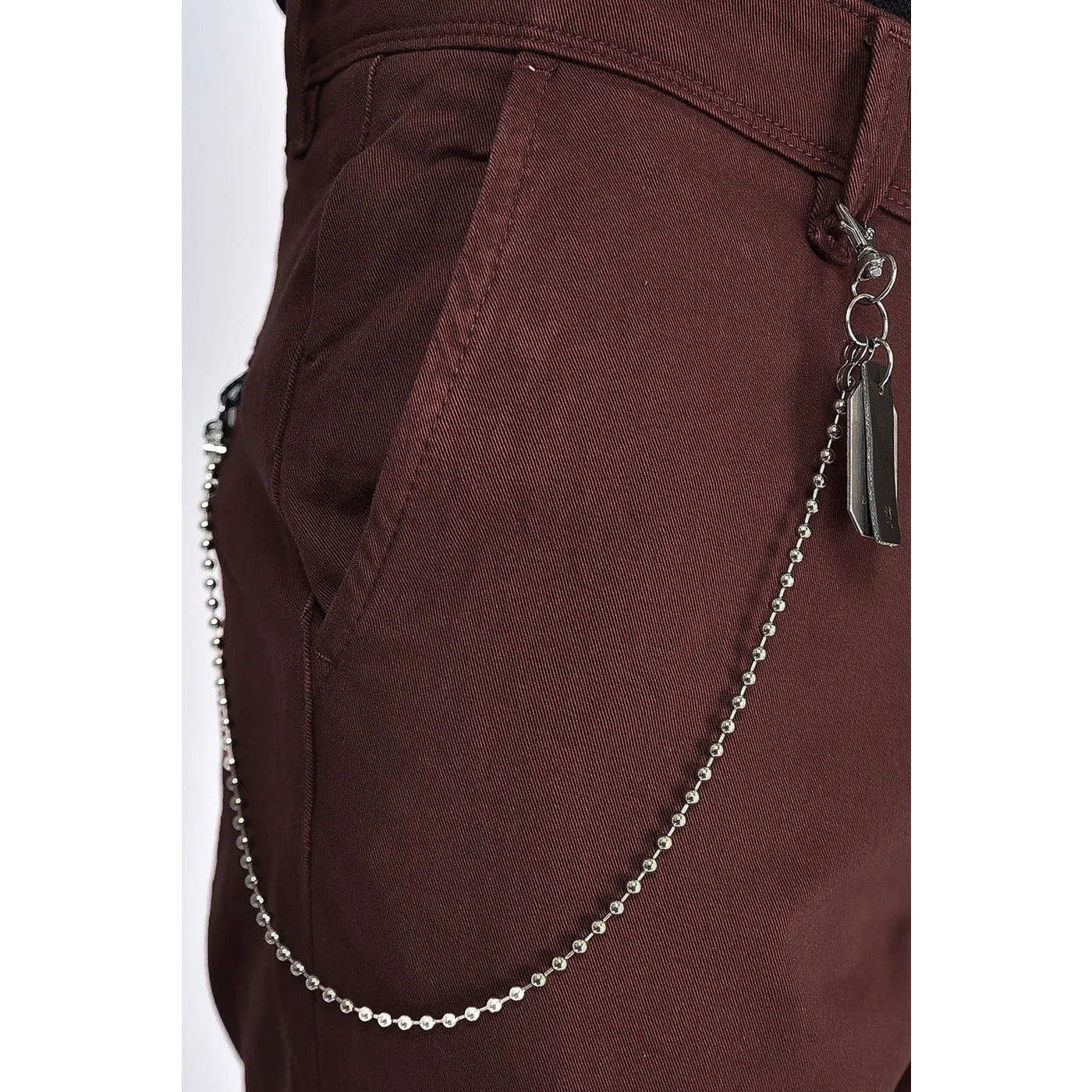 Zara Maroon Skinny Chinos